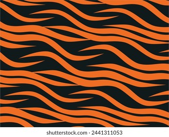 Trendy abstract for background. Animal Print. Seamless vector background. Tiger stripes pattern, animal skin, unique background. Seamless wild animal skin pattern. Wooden slats.