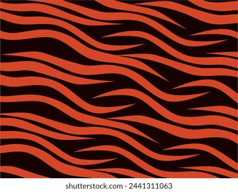 Trendy abstract for background. Animal Print. Seamless vector background. Tiger stripes pattern, animal skin, unique background. Seamless wild animal skin pattern. Wooden slats.