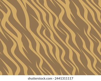 Trendy abstract for background. Animal Print. Seamless vector background. Tiger stripes pattern, animal skin, unique background. Seamless wild animal skin pattern. Wooden slats.