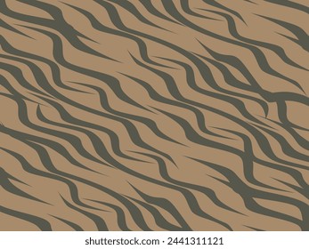 Trendy abstract for background. Animal Print. Seamless vector background. Tiger stripes pattern, animal skin, unique background. Seamless wild animal skin pattern. Wooden slats.