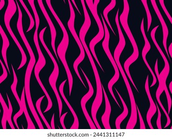 Trendy abstract for background. Animal Print. Seamless vector background. Tiger stripes pattern, animal skin, unique background. Seamless wild animal skin pattern. Wooden slats.