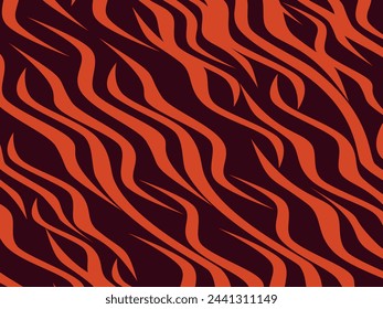 Trendy abstract for background. Animal Print. Seamless vector background. Tiger stripes pattern, animal skin, unique background. Seamless wild animal skin pattern. Wooden slats.