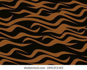 Trendy abstract for background. Animal Print. Seamless vector background. Tiger stripes pattern, animal skin, unique background. Seamless wild animal skin pattern. Wooden slats.