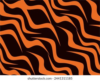 Trendy abstract for background. Animal Print. Seamless vector background. Tiger stripes pattern, animal skin, unique background. Seamless wild animal skin pattern. Wooden slats.