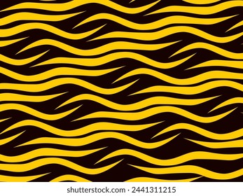 Trendy abstract for background. Animal Print. Seamless vector background. Tiger stripes pattern, animal skin, unique background. Seamless wild animal skin pattern. Wooden slats.