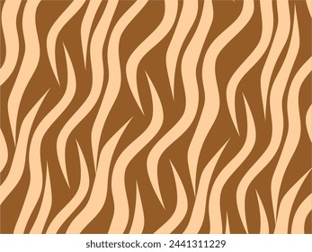 Trendy abstract for background. Animal Print. Seamless vector background. Tiger stripes pattern, animal skin, unique background. Seamless wild animal skin pattern. Wooden slats.
