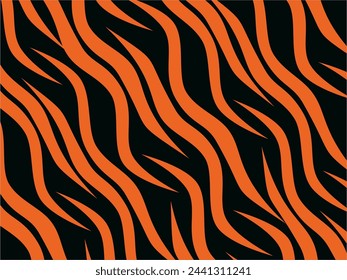 Trendy abstract for background. Animal Print. Seamless vector background. Tiger stripes pattern, animal skin, unique background. Seamless wild animal skin pattern. Wooden slats.