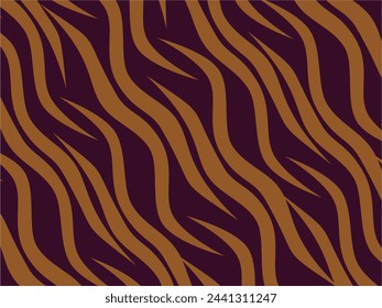 Trendy abstract for background. Animal Print. Seamless vector background. Tiger stripes pattern, animal skin, unique background. Seamless wild animal skin pattern. Wooden slats.