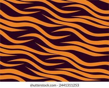 Trendy abstract for background. Animal Print. Seamless vector background. Tiger stripes pattern, animal skin, unique background. Seamless wild animal skin pattern. Wooden slats.