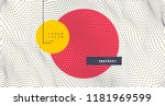 Trendy abstract background. Array with dynamic particles. Modern science or technology element. Cyberspace grid illustration. Vector composition.