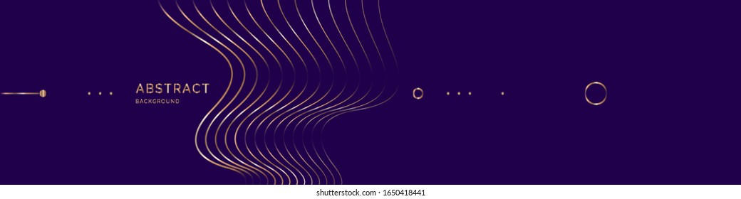 Trendy abstract background. Composition of amorphous and geometric forms. Vector illustration