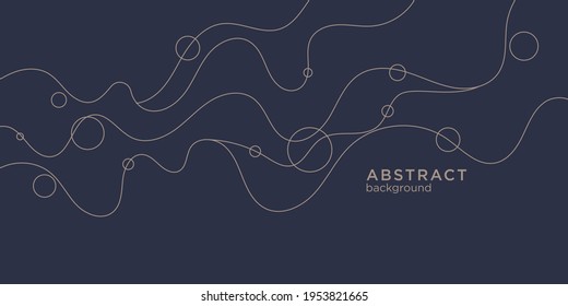 Trendy abstract background. Composition of amorphous and geometric forms. Vector illustration