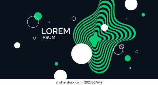 Trendy abstract background. Composition forms. Modern vector illustration