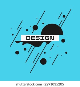 Fondo abstracto de moda. Formularios de composición. Ilustración vectorial moderna
