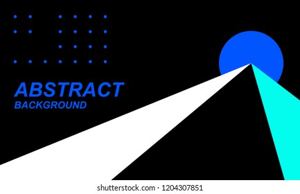 Fondo abstracto de moda. Composición de formas geométricas. Ilustración del vector