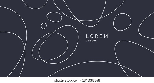 Trendy abstract background. Composition of organic forms. Vector illustration