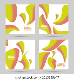 Trendy abstract background with fluid colors shape. Modish vector liquid  illustration.  