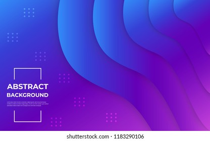 Trendy abstract background. Geometric pattern with gradient shapes. Minimal graphic design.
