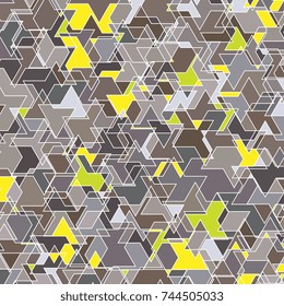 Trendy abstract background of geometric shapes. Geometric mosaic. 