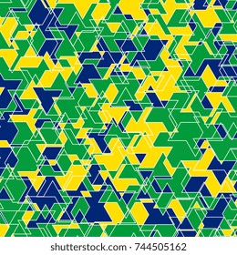 Trendy abstract background of geometric shapes. Geometric mosaic. 