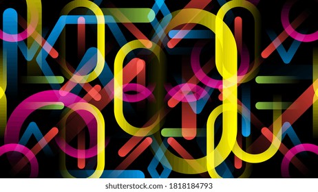 Trendy abstract background, great design for any purposes. Web design. Contemporary art wall decoration. Wave effect. Vector illustration.