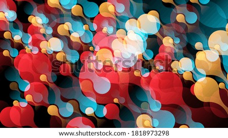 Trendy abstract background, great design for any purposes. Web design. Contemporary art wall decoration. Wave effect. Vector illustration.