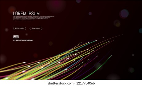 Trendy abstract background . Minimal geometric shapes composition. Colorful pattern. Editable mask. Template for your design works. Vector illustration.