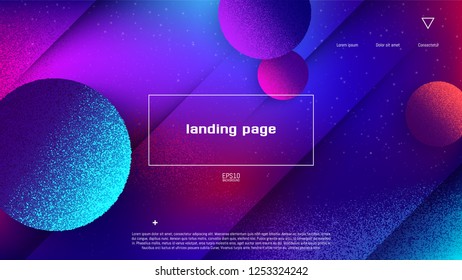 Trendy abstract background . Minimal geometric shapes composition. Colorful pattern. Editable mask. Template for your design works. Vector illustration.