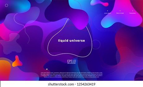 Trendy abstract background . Minimal geometric shapes composition. Colorful pattern. Editable mask. Template for your design works. Vector illustration.