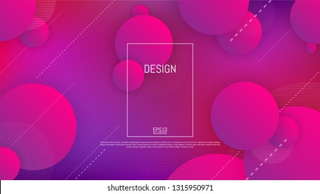 Trendy abstract background . Minimal geometric shapes composition. Colorful pattern. Editable mask. Template for your design works. Vector illustration.
