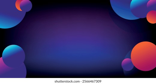 Trendy abstract background. Minimal geometric shapes composition. Colorful pattern. Template for your design works.