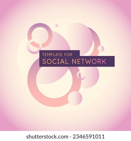 Trendy abstract background. Modern vector illustration