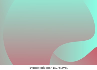 Trendy abstract background with pink and blue liquid shapes. Gradient color waves.Template for background, banner, card, poster. Vector EPS10 illustration