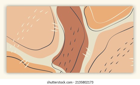 Plantillas de fondo abstracto de moda, estilo minimalista, arte contemporáneo