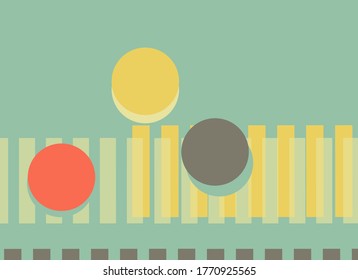 Trendy Abstract Background: Transform your visuals with this trendy illustration. The modern graphic elements offer a sleek and versatile background suitable for a variety of contemporary design theme