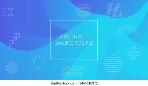 Trendy abstract background for your unique design