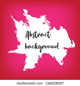 Trendy abstract background.Memphis abstract color background design. Colorful background, brush strokes.  Vector illustration