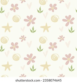 Trendy abstract colored background geometric vector illustration 80's 90's  vintage art style doodle seamless pattern SHOTLISTretro