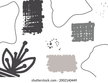 Trendy Abstract Colorful Background. Creative Art Background Template. Abstract Vector Template Background.
