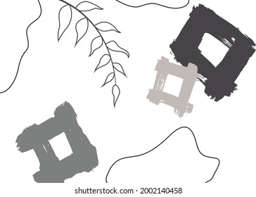 Trendy Abstract Colorful Background. Creative Art Background Template. Abstract Vector Template Background.
