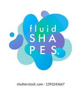 Trendy abstract composition with flowing liquid shapes and geometric elements.Dynamic fluid shapes.Abstract template perfect for prints; flyers; banners; presentations; covers; logos and more.