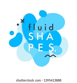 Composición abstracta moderna con formas líquidas fluidas y elementos geométricos.Formas de fluido dinámico.Plantilla abstracta perfecta para impresiones; volantes; pancartas; presentaciones; cubre; logotipos y más.