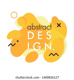 Trendy abstract composition with flowing liquid shapes and geometric elements.Dynamic fluid shapes.Abstract template perfect for prints; flyers; banners; presentations; covers; logos and more.