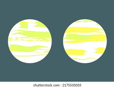 Trendy abstract composition in a minimalistic style for interior design, walls, postcards, brochures. Vector design