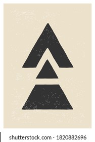Trendy abstract creative minimalist artistic hand drawn composition ideal for wall decoration, as poster or brochure design, vector illustration