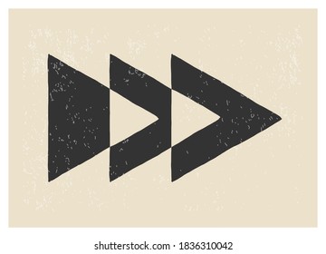 Trendy abstract creative minimalist artistic hand drawn composition ideal for wall decoration, as poster or brochure design, vector illustration