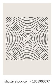 Composición artística artística artística artística, abstracta y moderna, ideal para galería de arte, decoración de paredes, diseño interior, ilustración vectorial