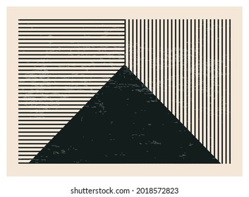 Trendy abstract creative minimalist artistic hand drawn composition