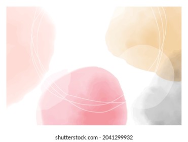 Trendy abstract creative minimalist artistic hand painted composition