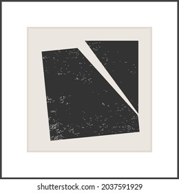 Trendy abstract creative minimalist poster artistic composition